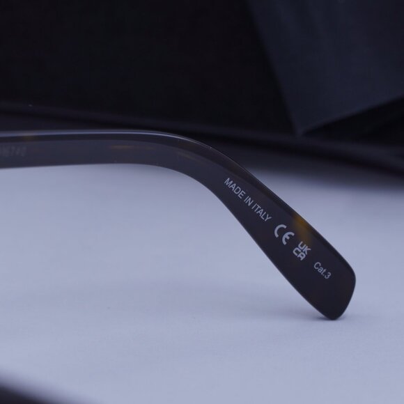 Saint Laurent SL207 JERRY 006 Cat Eye Sunglasses - Dark Havana/Grey - Picture 9 of 10